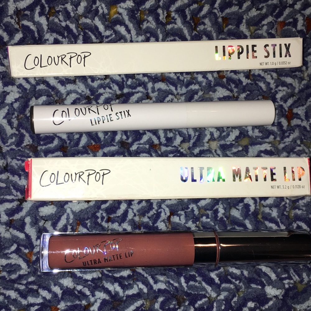 Colourpop lippie stix and ultra matte lip bundle